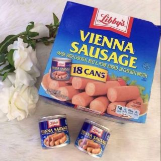 [Date 2024] THÙNG 18 HỘP XÚC XÍCH Libbys Vienna Sausage 130g Của Mỹ