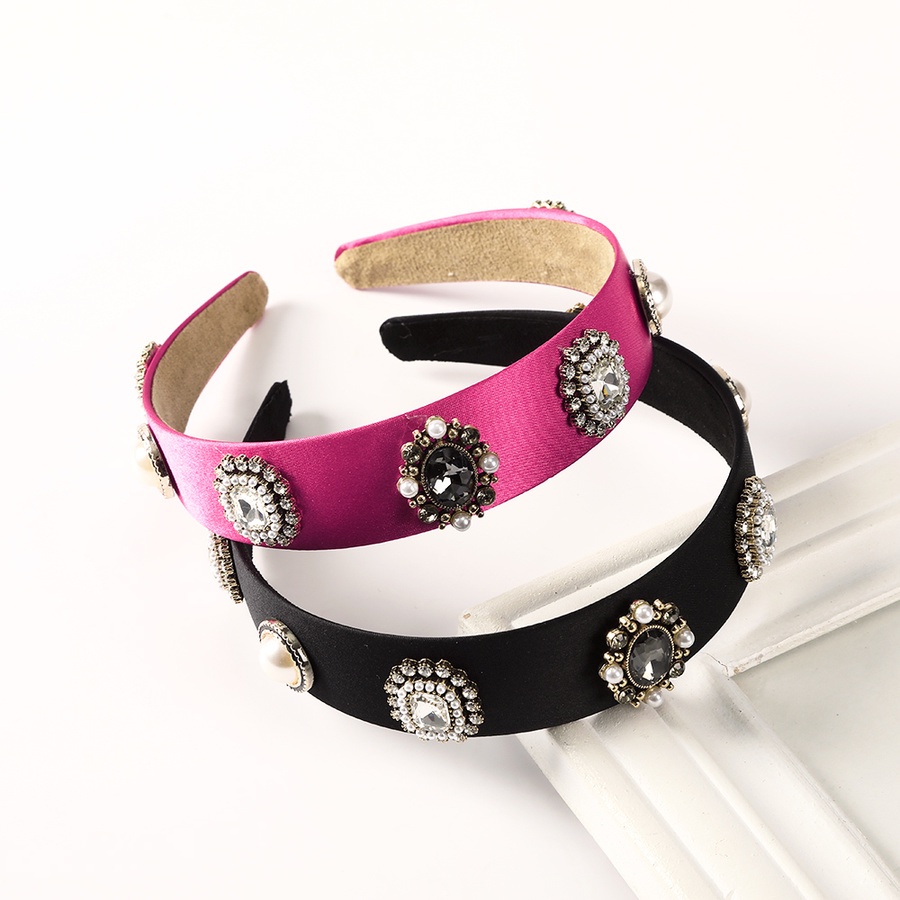 Băng Đô Cài Tóc Đính Đá Và Ngọc Trai Nhân Tạo Xinh Xắn Cho Nữ