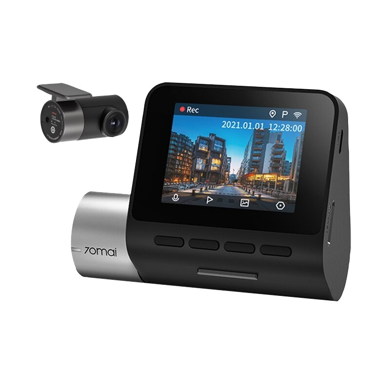 Camera hành trình 70mai Dash Cam Pro Plus+ A500S Quốc tế/ Tiếng Anh. Tích hợp sẵn GPS + cam sau - Bảo hành 12 tháng