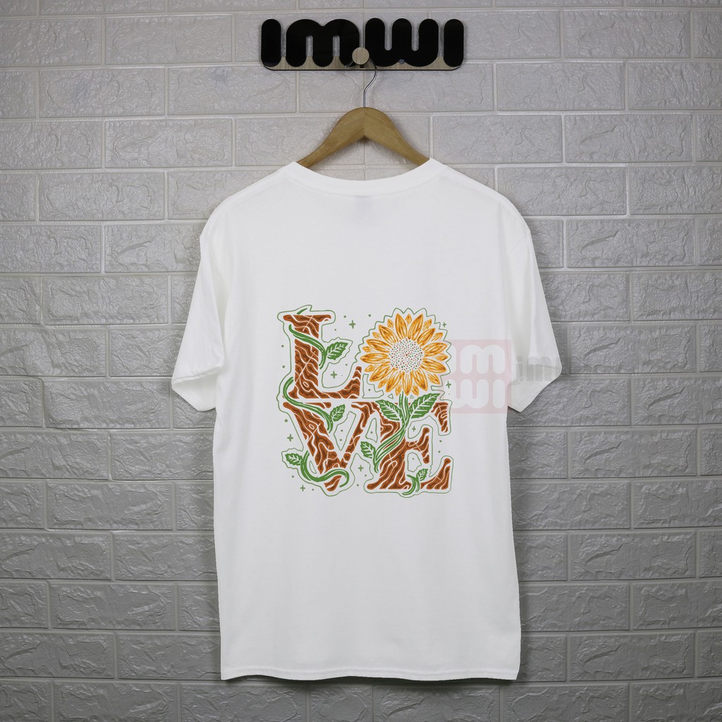 Áo thun hoa hướng dương cổ tròn TS2106431 vải Cotton 100% - Co giãn 4 chiều - Hàng cao cấp