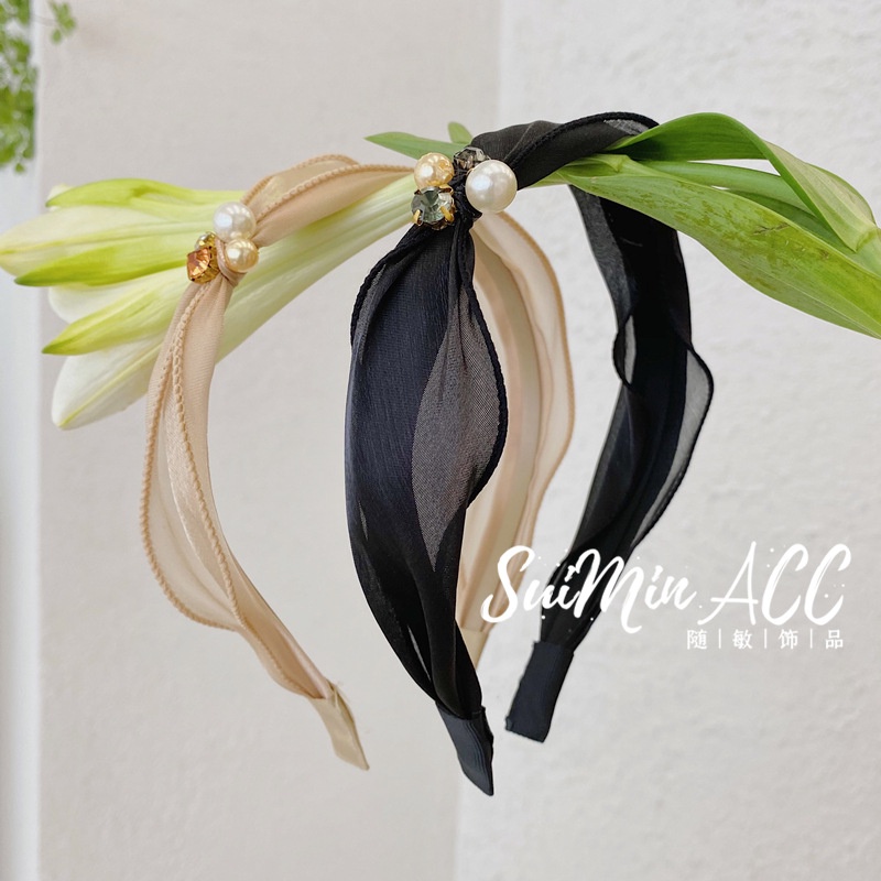 Băng Đô Đính Đá Và Ngọc Trai Thời Trang Dành Cho Nữ