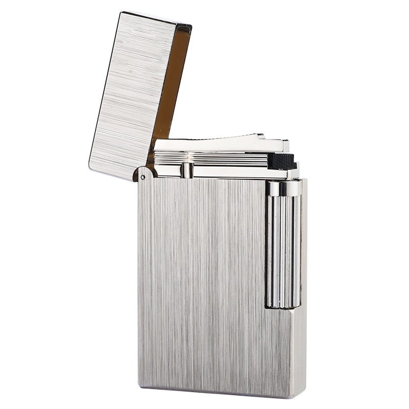 Dụng Cụ Mồi Bếp-𝓑𝓪̣̂𝓽 𝓛𝓾̛̉𝓪 ST-Dupont D24F Bạc Xước Full Viền Dòng 2 Lỗ