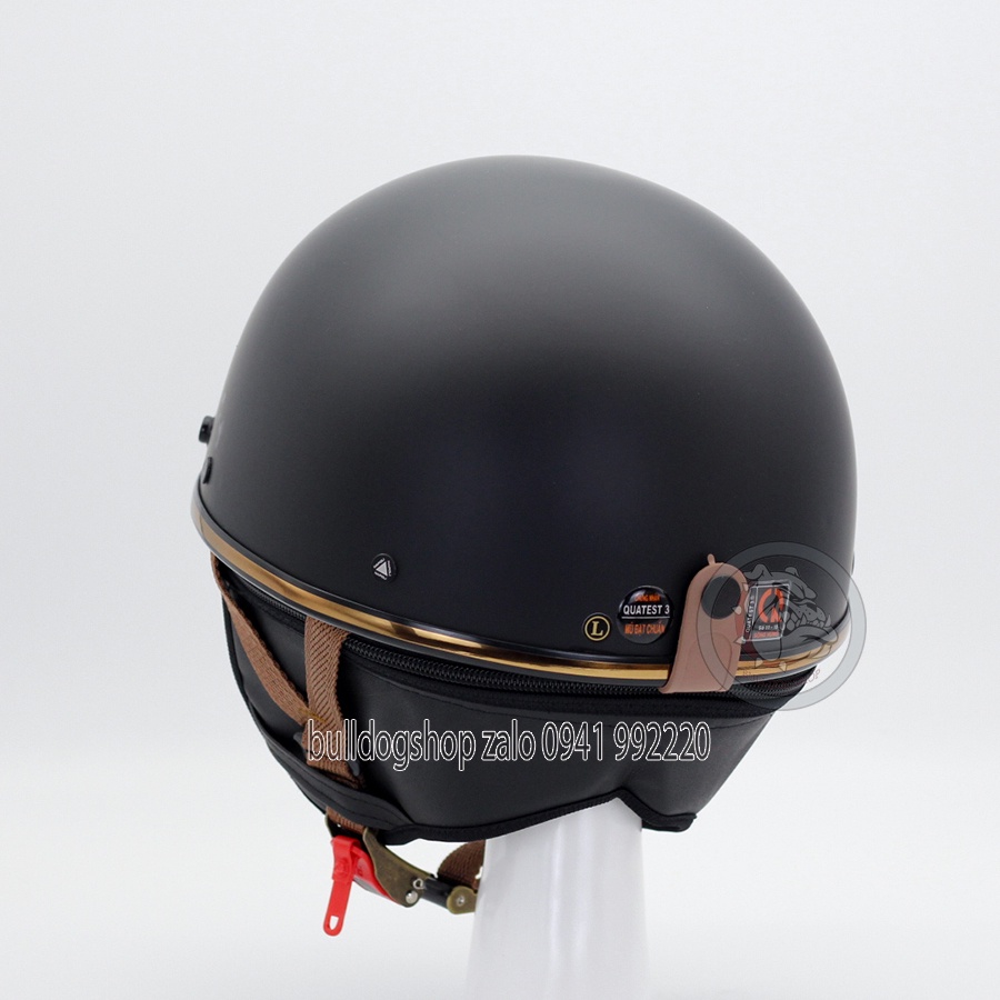 Mũ Bảo Hiểm 1/2 Đầu Haley Napoli N120 - Bulldogshop