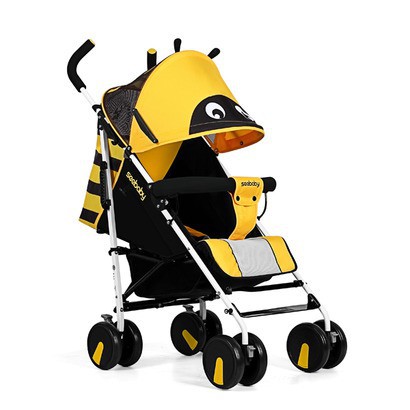 Xe đẩy trẻ em Seebaby QQ3 gấp gọn chú ong