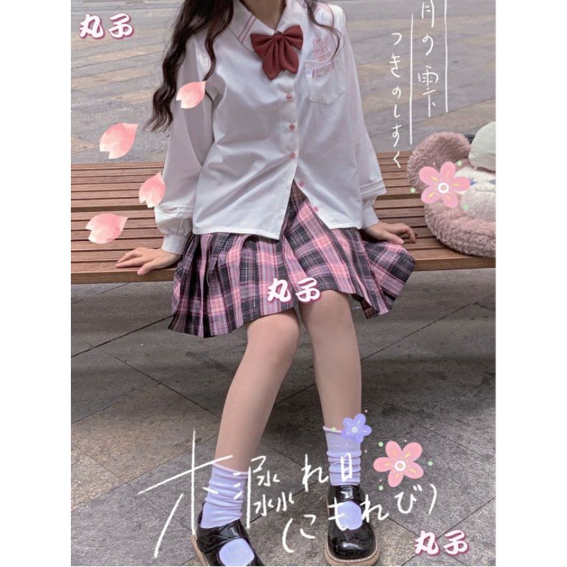 [Sẵn] Chân váy JK Nhật Bản phong cách pink and black nhà Dory | BigBuy360 - bigbuy360.vn