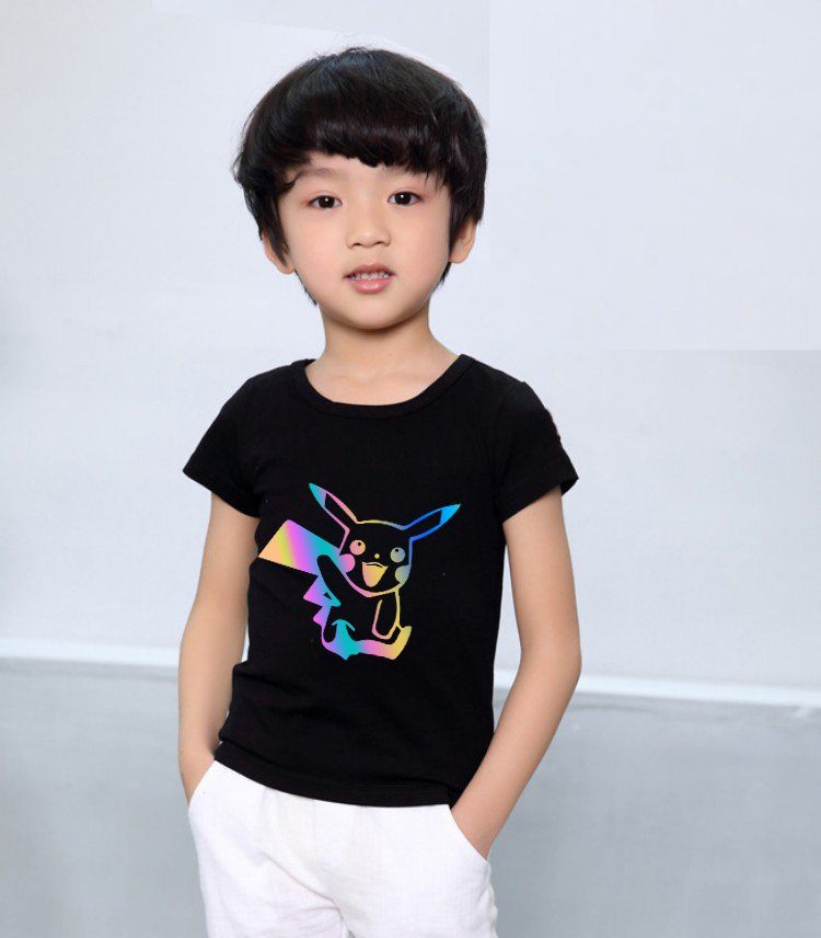 Áo Thun Trẻ Em Phản Quang  Pikachu