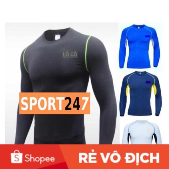 👍Freeship👍 siêu rẻ Áo body giữ nhiệt dài tay co giãn, áo bóng đá dài tay, áo thun nam hàng cao cấp .