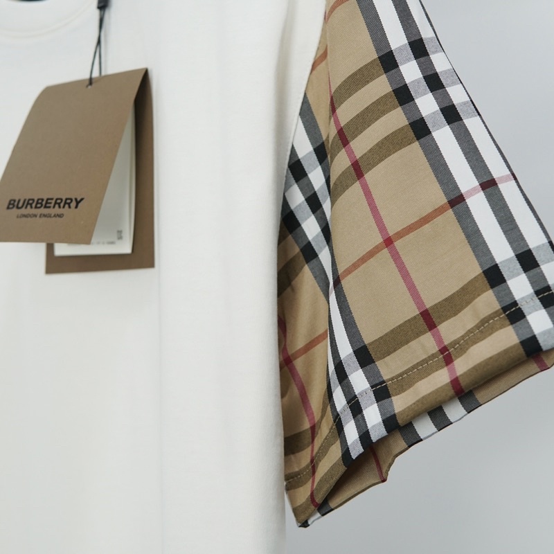 Áo thun Buberry cao cấp Áo thun nam Buberry kẻ 1:1