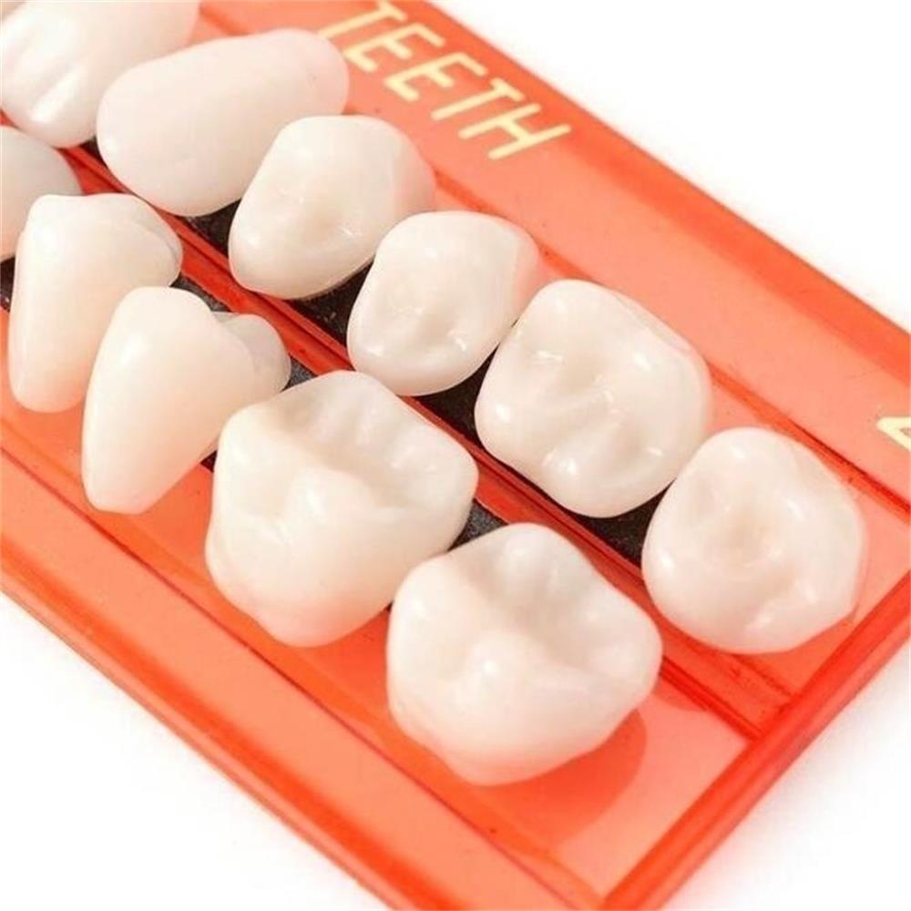 Bộ 28 Răng Giả Bằng Nhựa Acrylic Tạm Thời Thiết Kế Mới