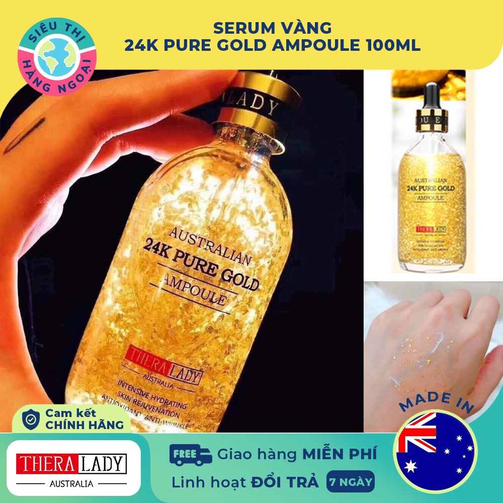 Serum tinh chất vàng 24K Pure Gold Ampoule của Úc - 100ml | BigBuy360 - bigbuy360.vn