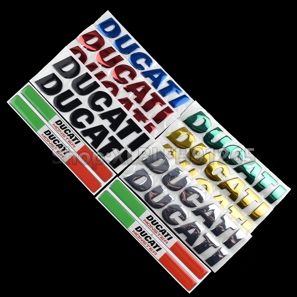 Miếng Dán Trang Trí Biểu Tượng Xe Mô Tô ducati all 696 848 1098 1198