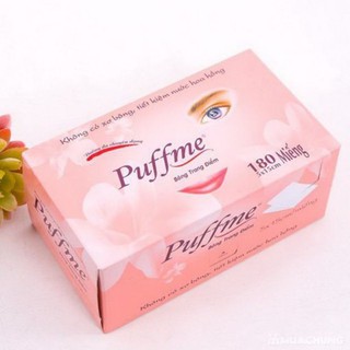 BÔNG TẨY TRANG PUFFME AIRLAID (HỒNG) 180M - 0106064.