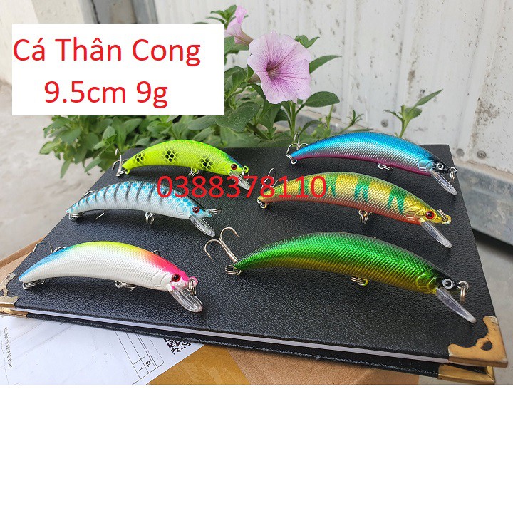 Mồi Cá Thân Cong 9.5cm 9g