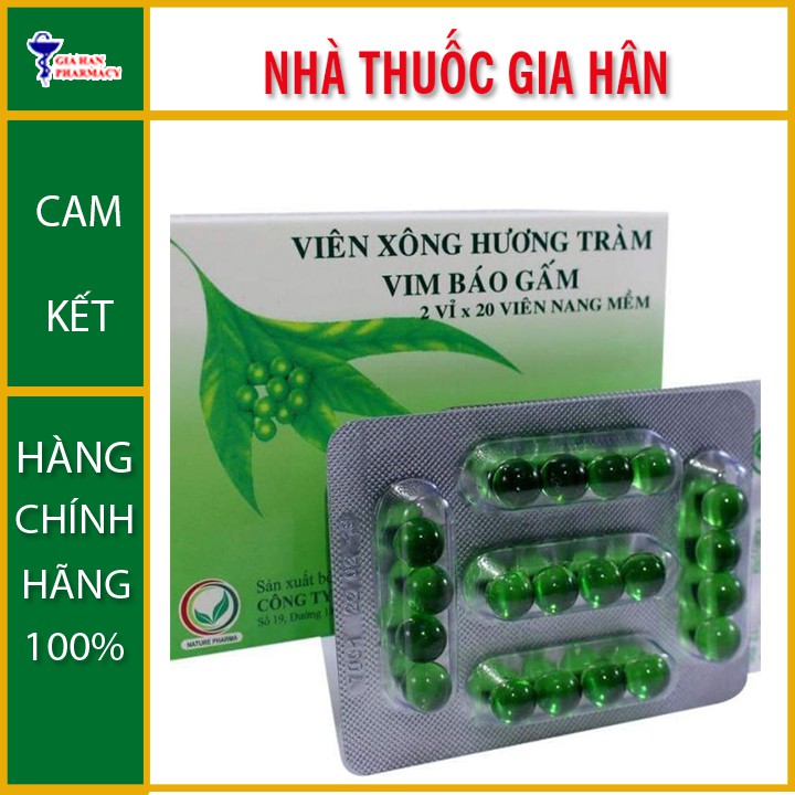 Viên Xông Hương Tràm Vim Báo Gấm - Gia Hân Pharmacy