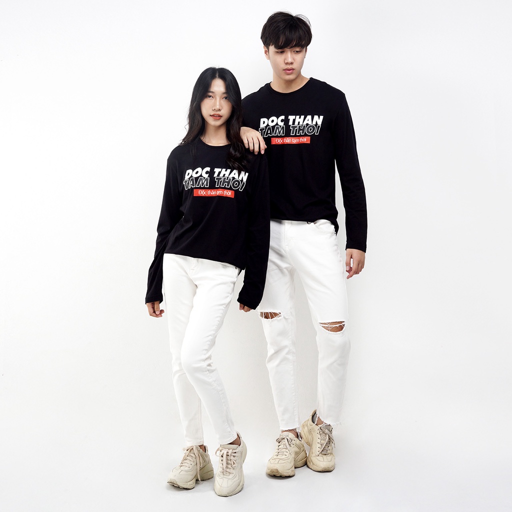 Áo sweater nam dài tay Sayme Độc Thân Tạm Thời MCTS1111