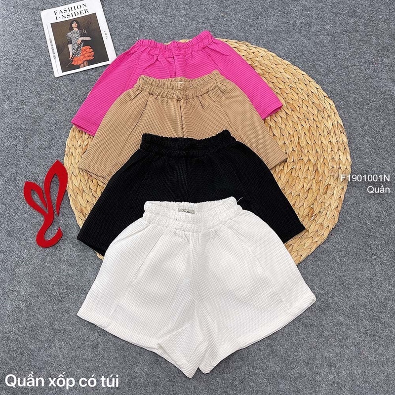 Quần short xốp lưng chun