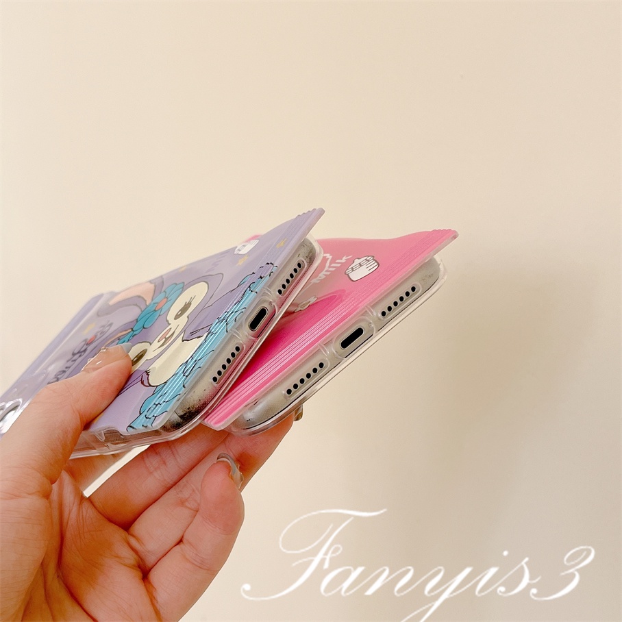 Ốp Điện Thoại TPU Mềm Trong Suốt In Hình Gấu Cho IPhone 14 13 12 11 Pro Max X XR Xs Max 8 7 6 6s Plus SE 2020