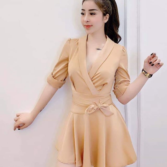Đầm xòe lụa cao cấp