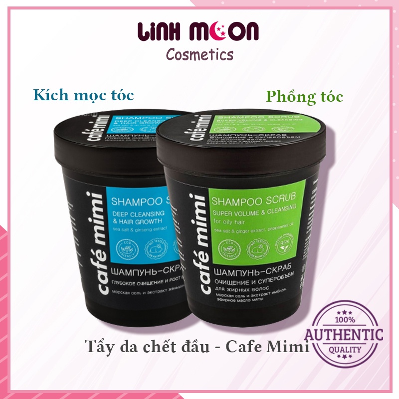 Tẩy Da Chết Da Đầu Cafe Mimi Shampoo Scrub 330g