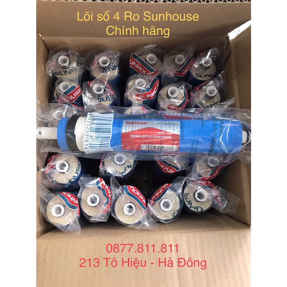 Lõi lọc nước số 4 SUNHOUSE SHRLL4 - Màng R.O SHA-ROV7