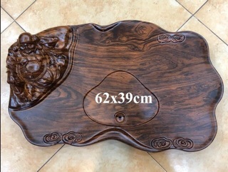 Khay trà gỗ di lặc