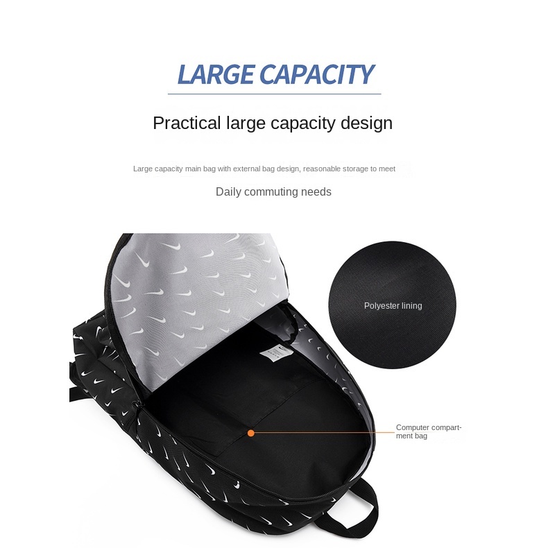 Ba Lô NIKE Chống Thấm Nước Thời Trang Nhật Bản Dành Cho Nam Và Nữ