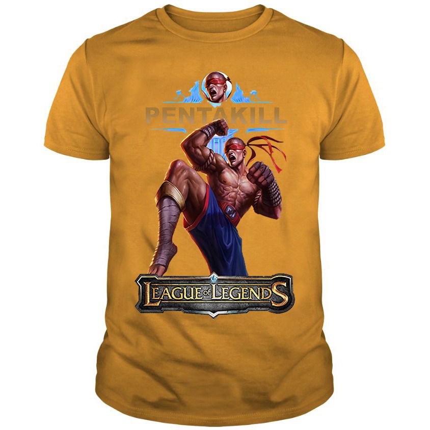 SALE SỐC- [Hình Thật] Áo Thun LEESIN Cực Chất, Áo Liên Minh Huyền Thoại LEE SIN Siêu Độc - LOL Tshirt