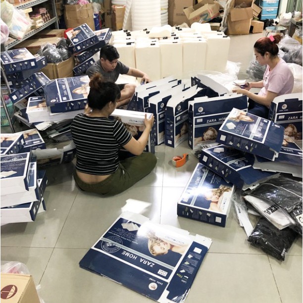 GỐI ZARA CAO SU NON KHÔNG HỘP