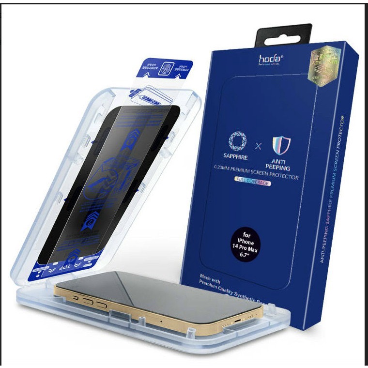 Kính Cường Lực HODA SAPPHIRE Full Màn Hình IP 14 Pro Max / 14 / 14Pro/ 14Plus/ 13/ 13Pro/ 13Promax