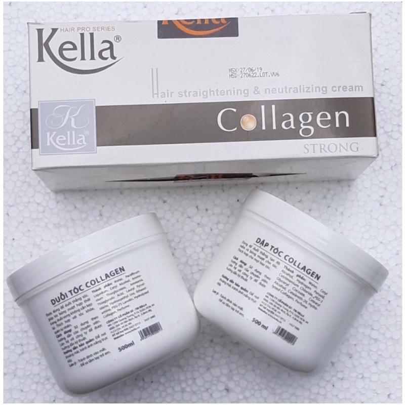 Kem duỗi collagen KELLA Strong 500ml*2