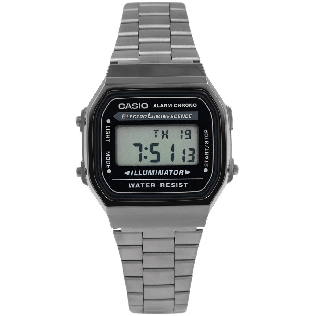 Đồng hồ unisex dây kim loại Casio chính hãng Anh Khuê A168WGG-1ADF (36mm)