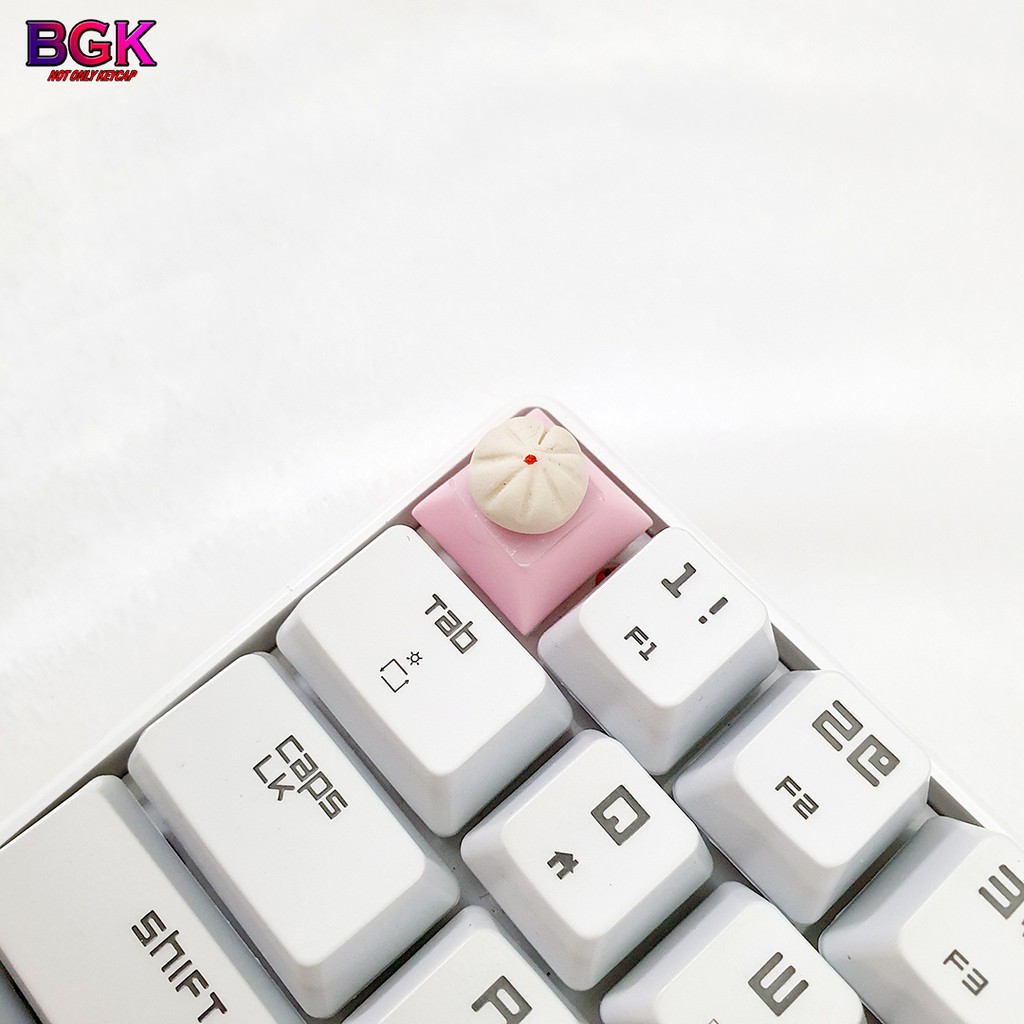 Keycap lẻ hình bánh bao cực đẹp siêu dễ thương Keycap Artisan