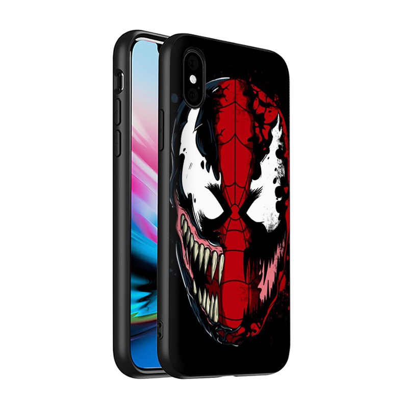 Ốp Điện Thoại Silicon Tpu Mềm Hình Venom Marvel Cho Iphone 8 7 6s 6 Plus 5 5s Se 2016 2020 8 + 7 + Xa134