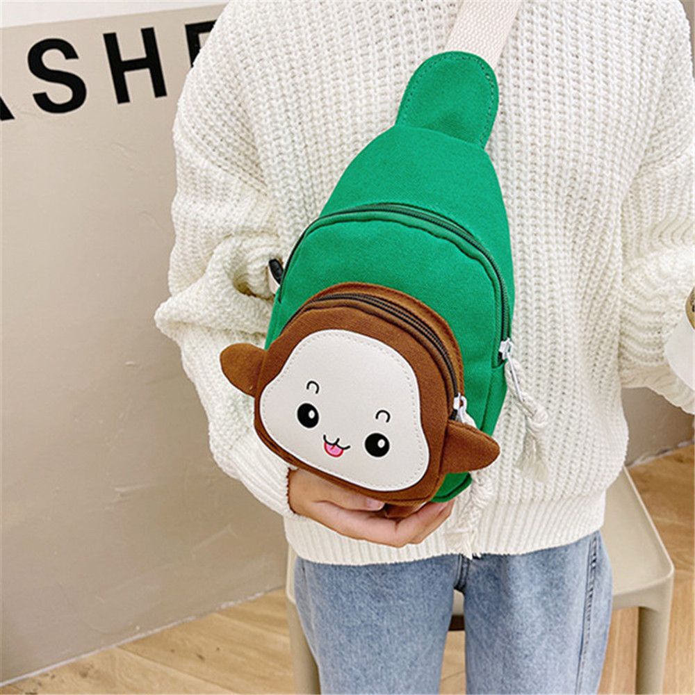 Túi đeo chéo hình chú khỉ dễ thương MIHAN1 cho bé