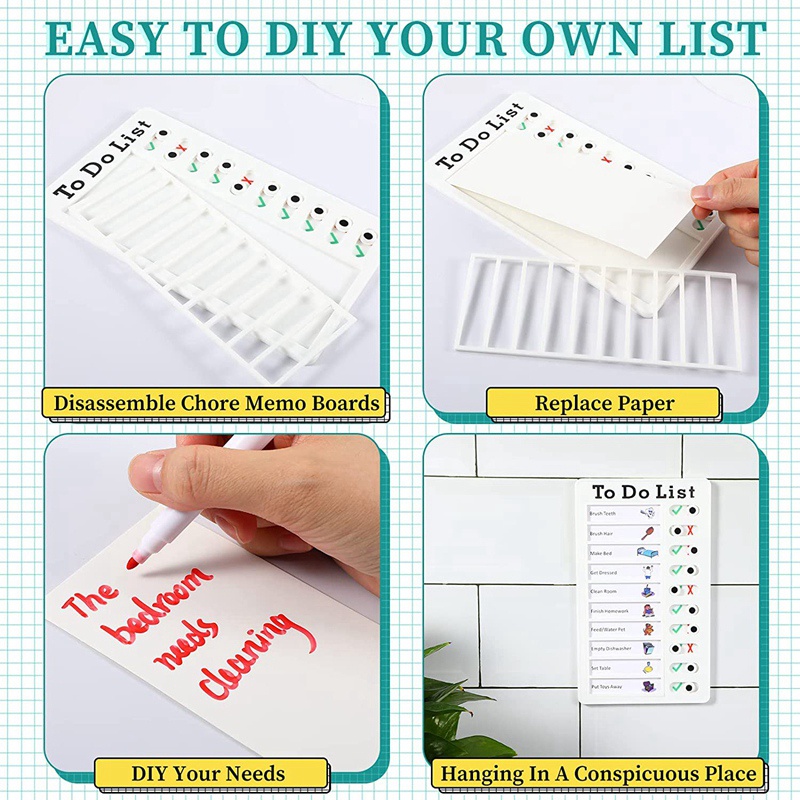 Set 16 Bảng Kiểm Tra Kế Hoạch Hàng Ngày Có Thể Tái Sử Dụng