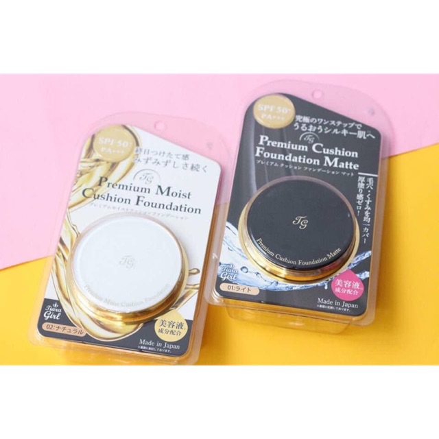 Phấn nước TIARA girl premium cushion foundation nhật bản