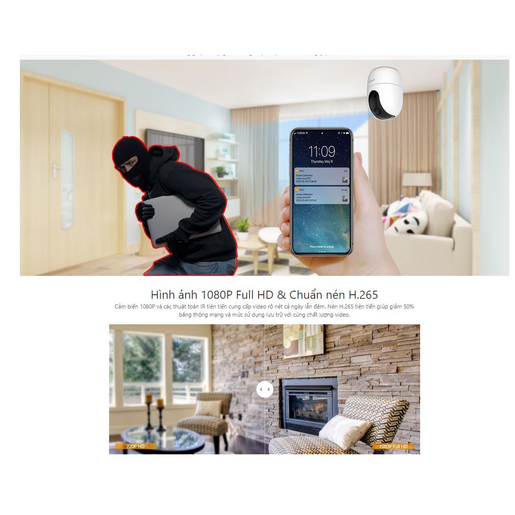 Camera IMOU wifi,Camera IMOU Ranger 2 A22EP 2MP, A42P 4MP,xoay,đàm thoại,phát hiện chuyển động–Hàng chính hãng BH 24T