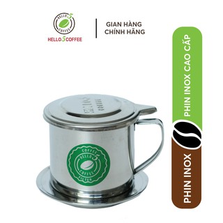 [Phin pha cà phê] Hello 5 INOX CAO CẤP - Màu xanh