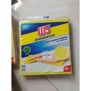 Miếng lau chùi W5 set 5 miếng xốp