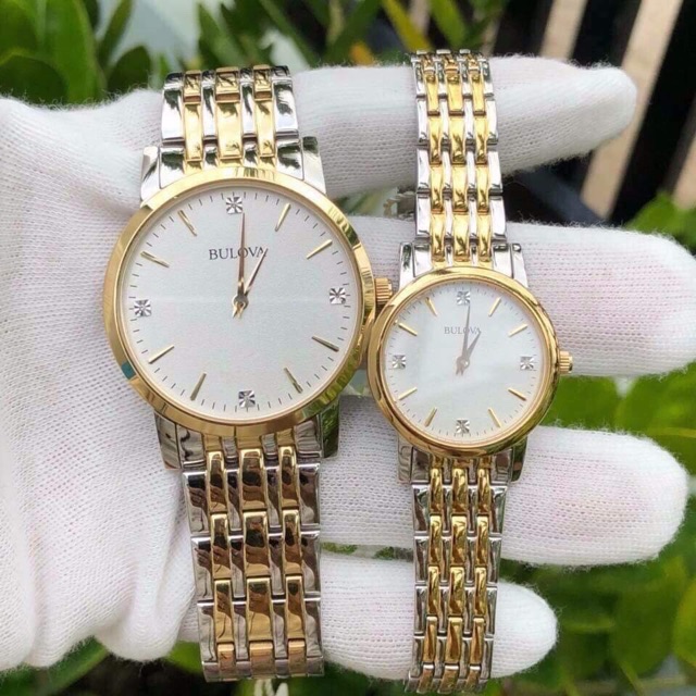 Đồng hồ Cặp Bulova Demo Gold 98D114 & 98P115