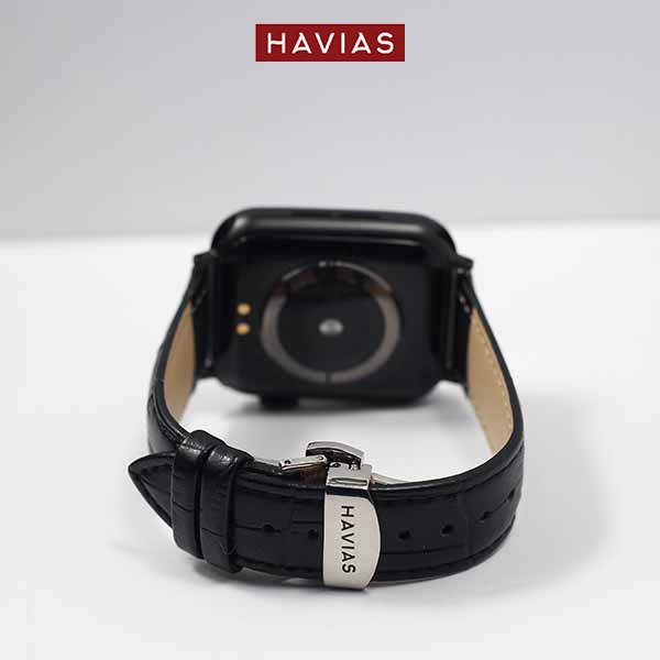 Dây đồng hồ Apple Watch HAVIAS Black Lux9 Silver