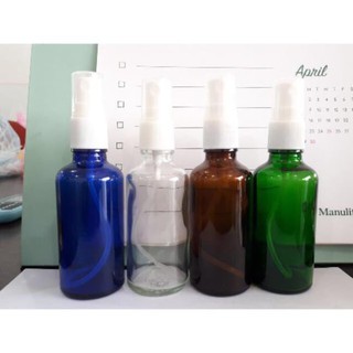 Chai Xịt Thủy Tinh Phun Sương 50ml/100ml Dùng Chiết Tinh Dầu, Chiết Mỹ Phẩm - Lọ Thủy Tinh - Chai Lọ Mỹ Phẩm