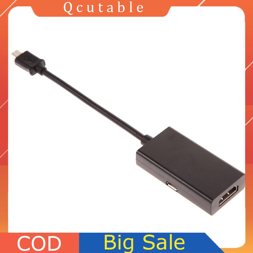 Cáp chuyển đổi MHL Micro USB sang HDMI A/V TV cho HDTV LG HTC SONY SAMSUNG