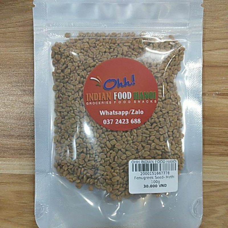 Ohh- Fenugreek Seed Methi 100g - Hạt cỏ cà ri - Indian spices