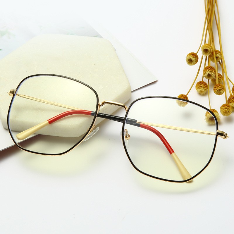 Kính Gọng Vuông Kim Loại Màu Xanh Thời Trang | BigBuy360 - bigbuy360.vn