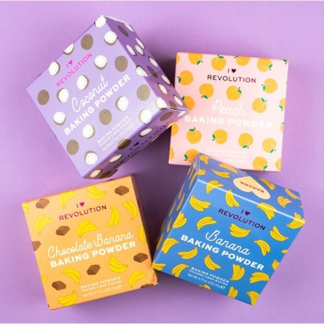 Phấn phủ trái cây Revolution Baking Powder Coconut và Peach | BigBuy360 - bigbuy360.vn