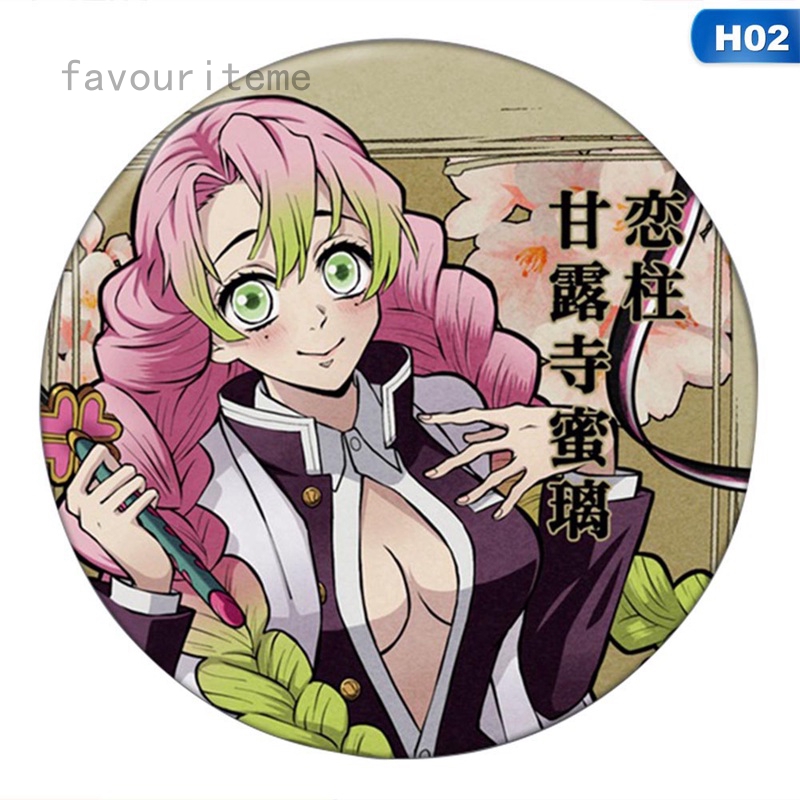 favouriteme Huy hiệu cài áo hình thần tượng demon slayer : kimetsu No yaiba