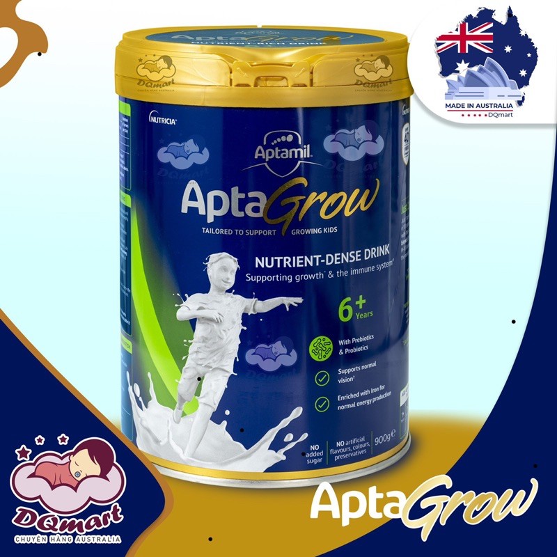 Sữa Aptamil AptaGrow Úc 900Gr Date Tháng 10/2022