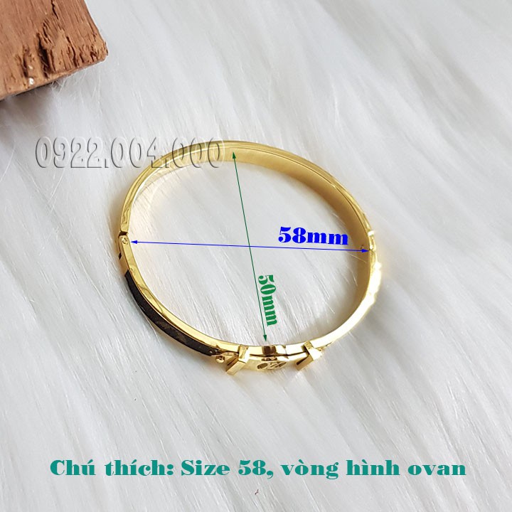 Vòng tay nữ, vòng tay mặt chữ LVVL VZ1748.