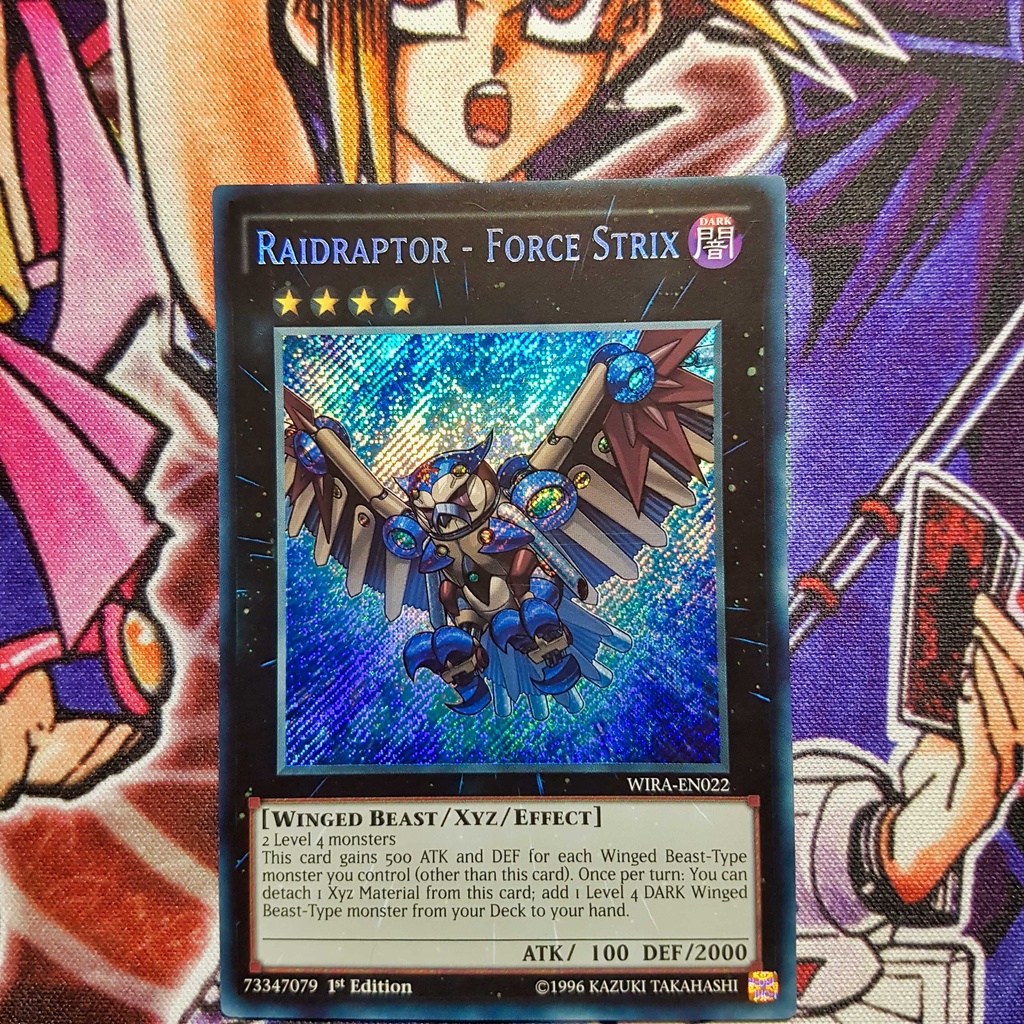 Thẻ bài Yugioh chính hãng | Raidraptor - Force Strix | WIRA Secret Rare ...